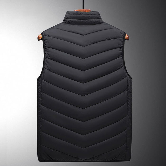 Varmegleden™ Oppvarmet vest med 13 varmesoner og karbonfiber