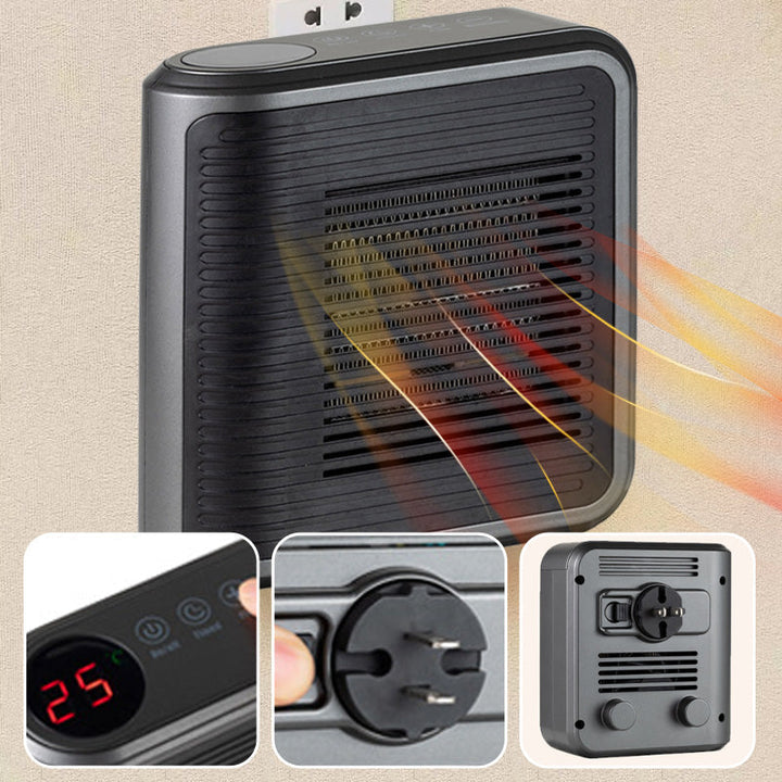 Varmegleden™ Stikkontaktvarmer 800 W med termostat og timer